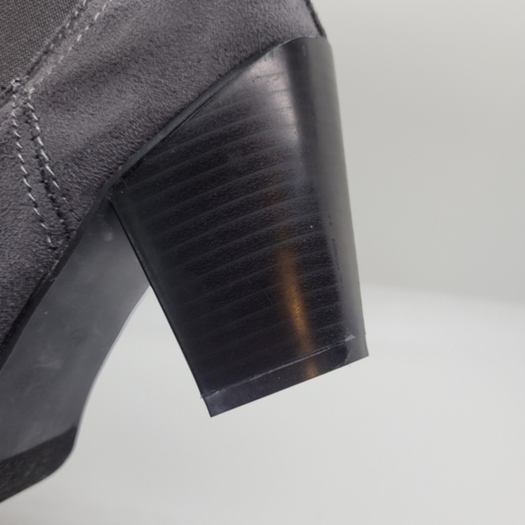 Sociology Women's Gray Suede Ankle Bootie High Heel‎ Size 7.5 - Picture 10 of 16